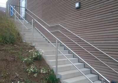 Geländer-Treppe